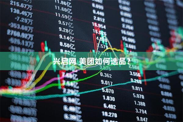 兴启网 美团如何选品？